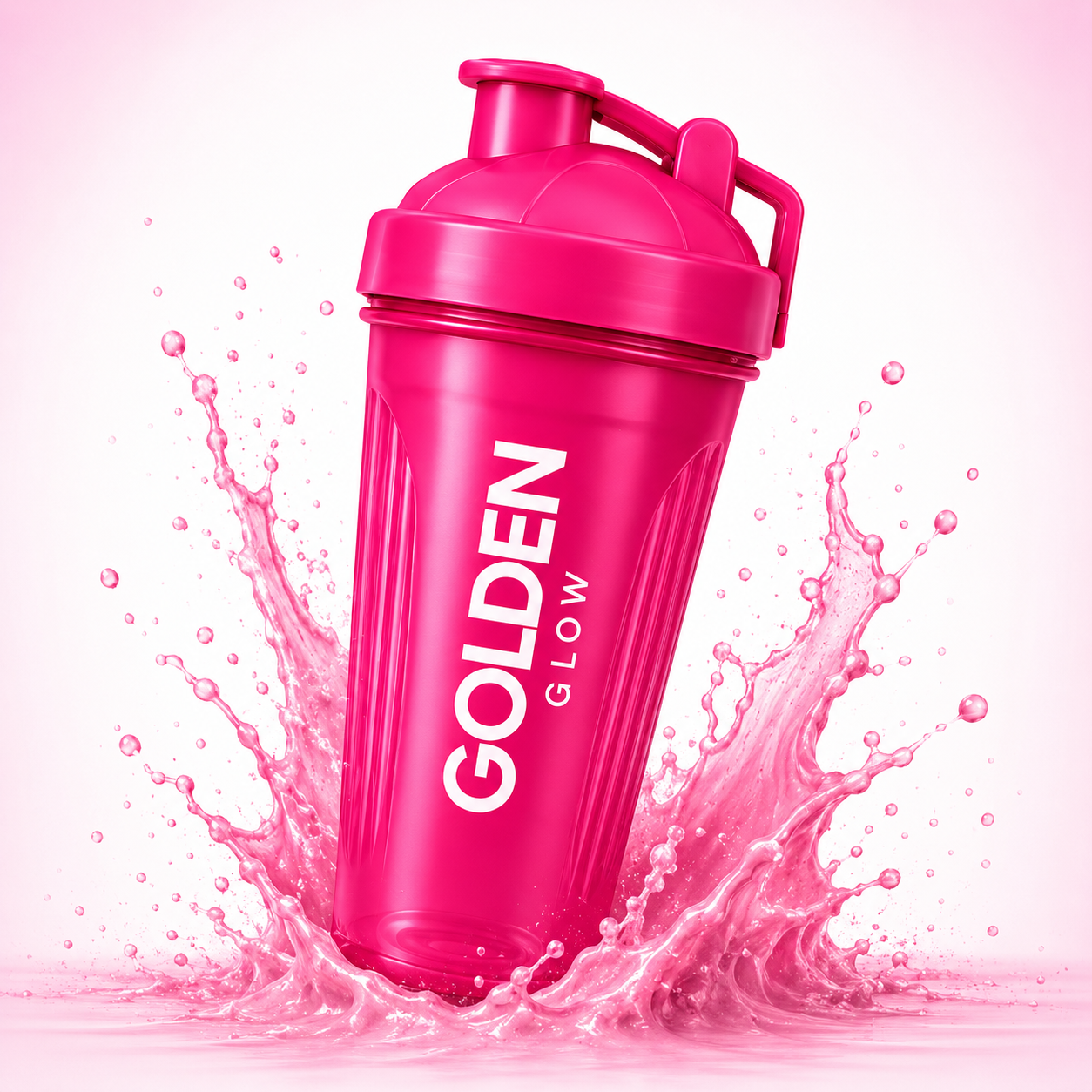 Golden Glow Shaker Bottle