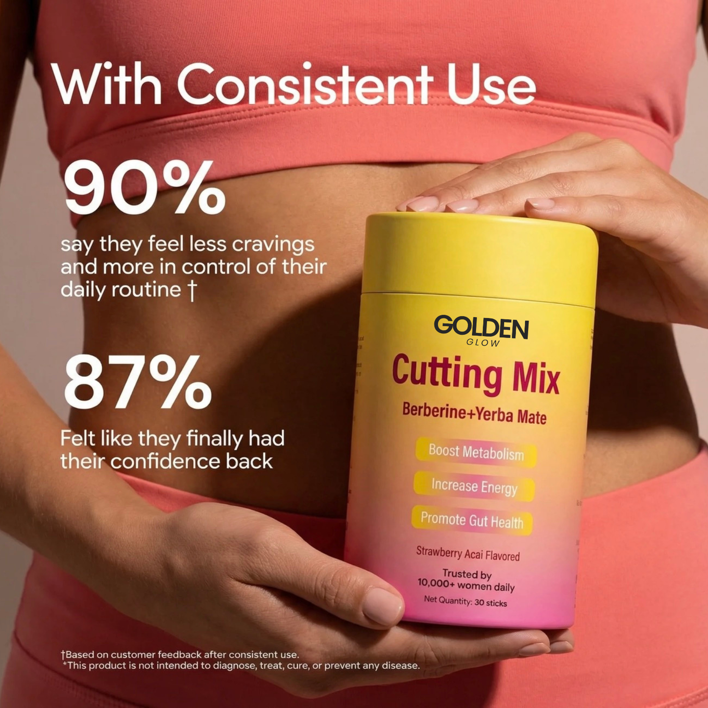 Golden Glow Berberine & Yerba Mate Cutting Mix